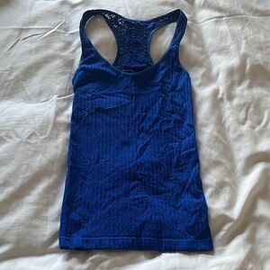 Intimately Free People | Blue Lace Racerback Tank Top XS/S